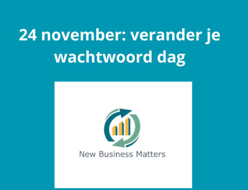 Verander je wachtwoord dag